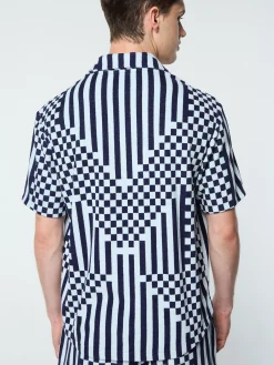 Outlet Piastrella Terry Cabana Shirt- T-Shirts|Matching Separates
