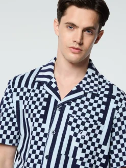 Outlet Piastrella Terry Cabana Shirt- T-Shirts|Matching Separates