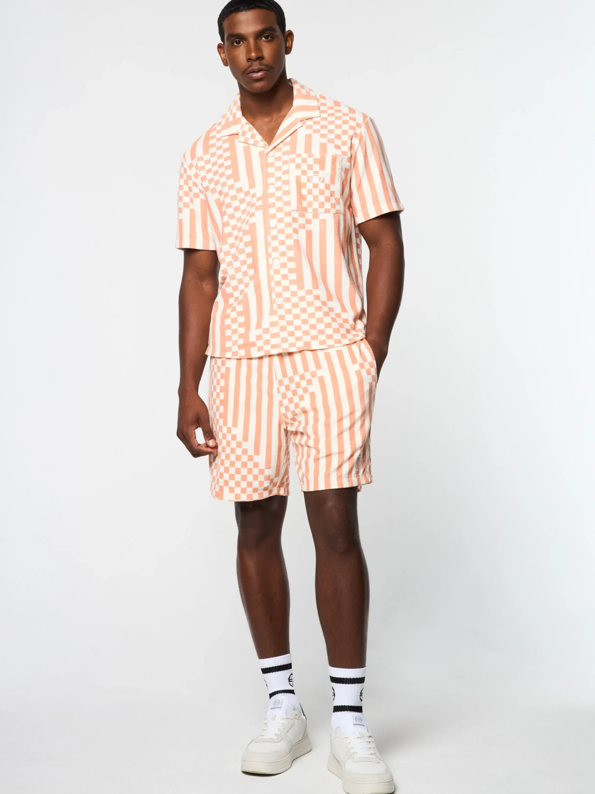 Outlet Piastrella Terry Cabana Shirt- T-Shirts|Matching Separates