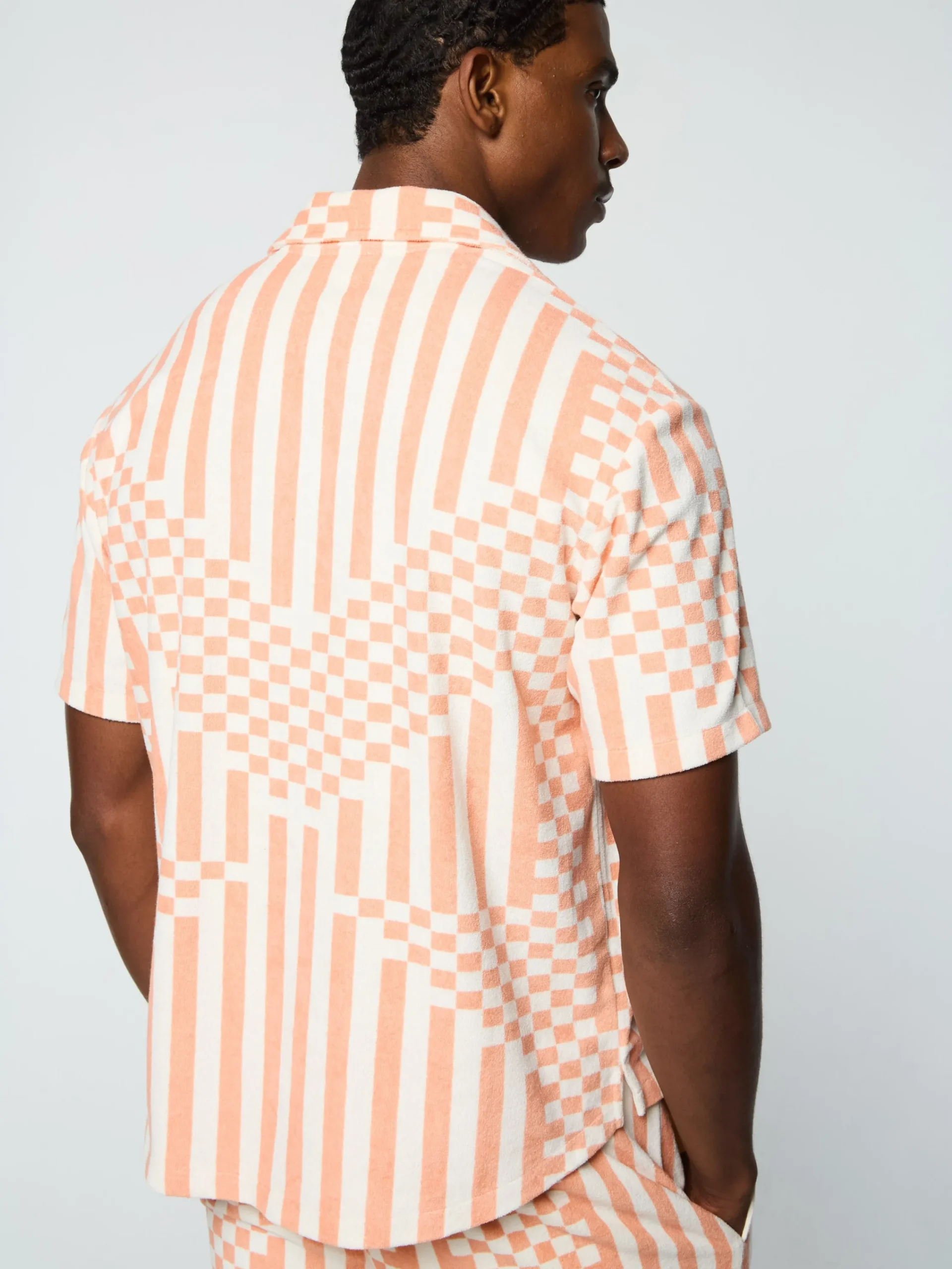 Outlet Piastrella Terry Cabana Shirt- T-Shirts|Matching Separates