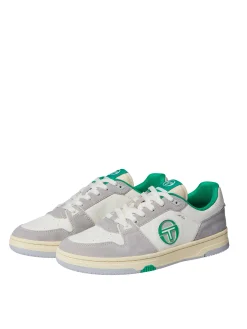 Clearance Prime Shot DA Sneaker- Antique White/ Almond Oil/ Bright Green For The Court|Shoes