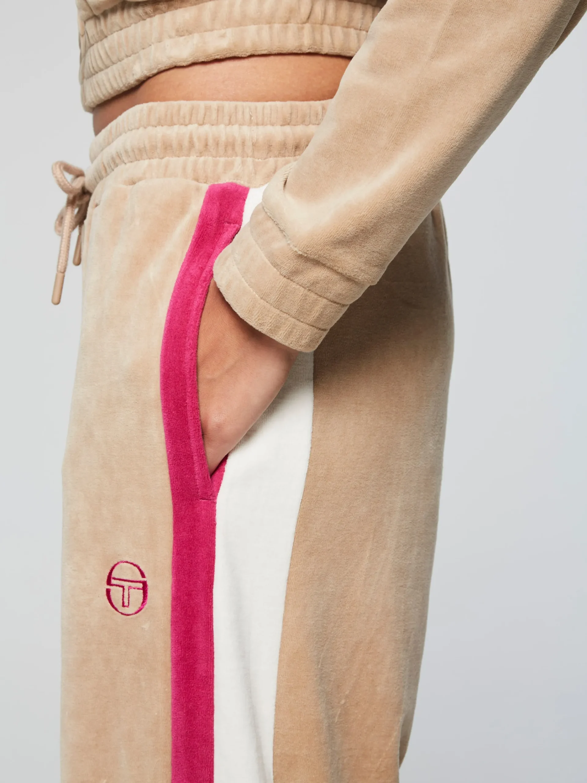 Flash Sale Rosa Velour Track Pant- Velour