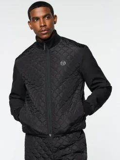 New Sapri Quilted Track Jacket- Tracksuits|Nylon