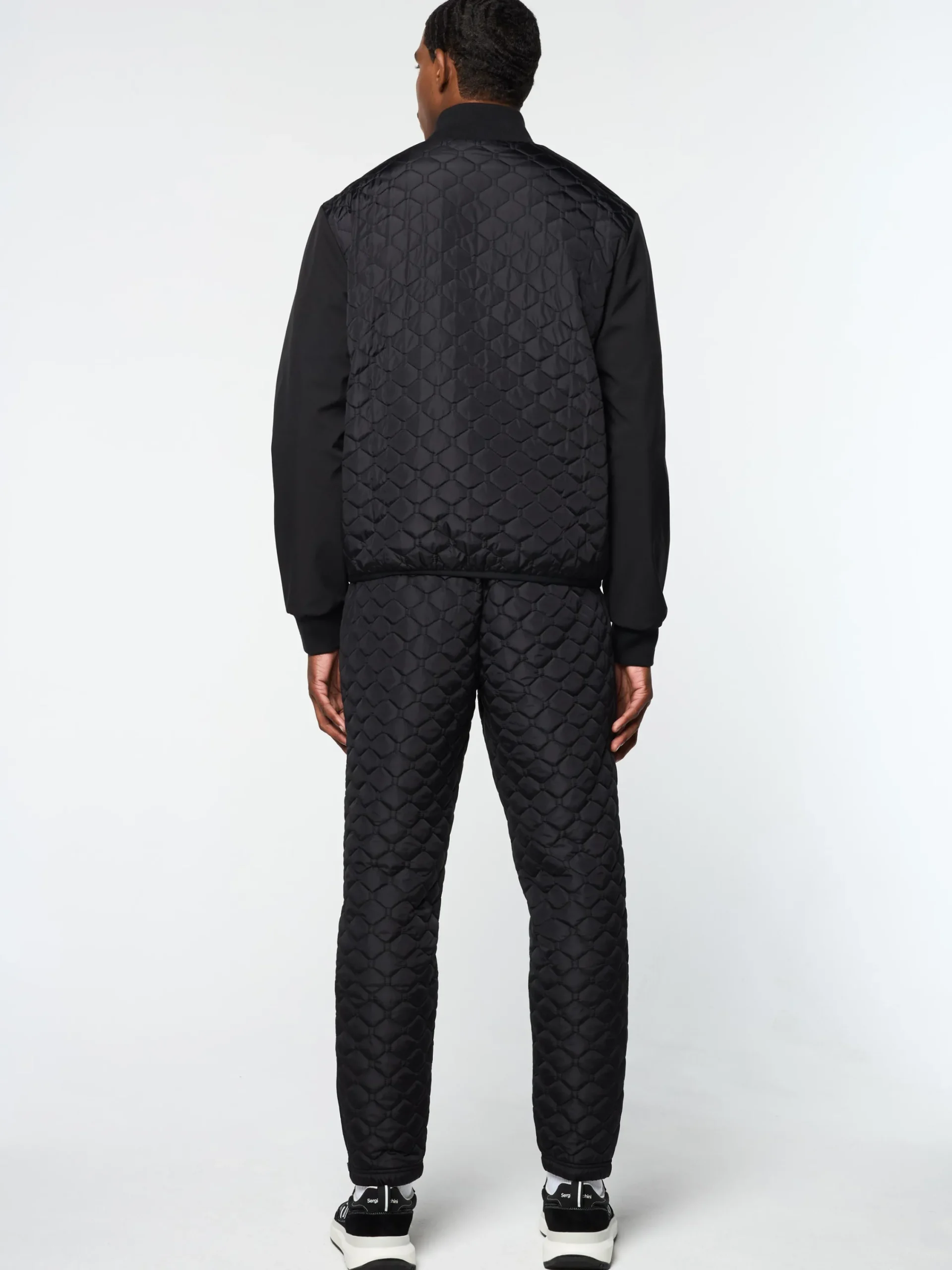 New Sapri Quilted Track Jacket- Tracksuits|Nylon
