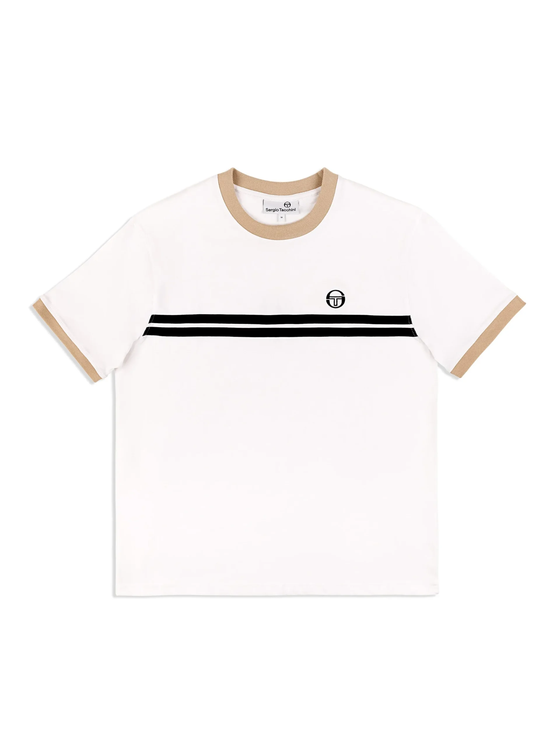Flash Sale Supermac T-Shirt- White/ Humus T-Shirts|The Essentials