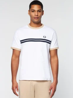 Flash Sale Supermac T-Shirt- White/ Humus T-Shirts|The Essentials