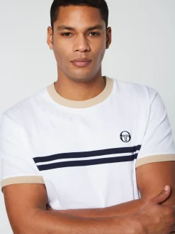 Flash Sale Supermac T-Shirt- White/ Humus T-Shirts|The Essentials