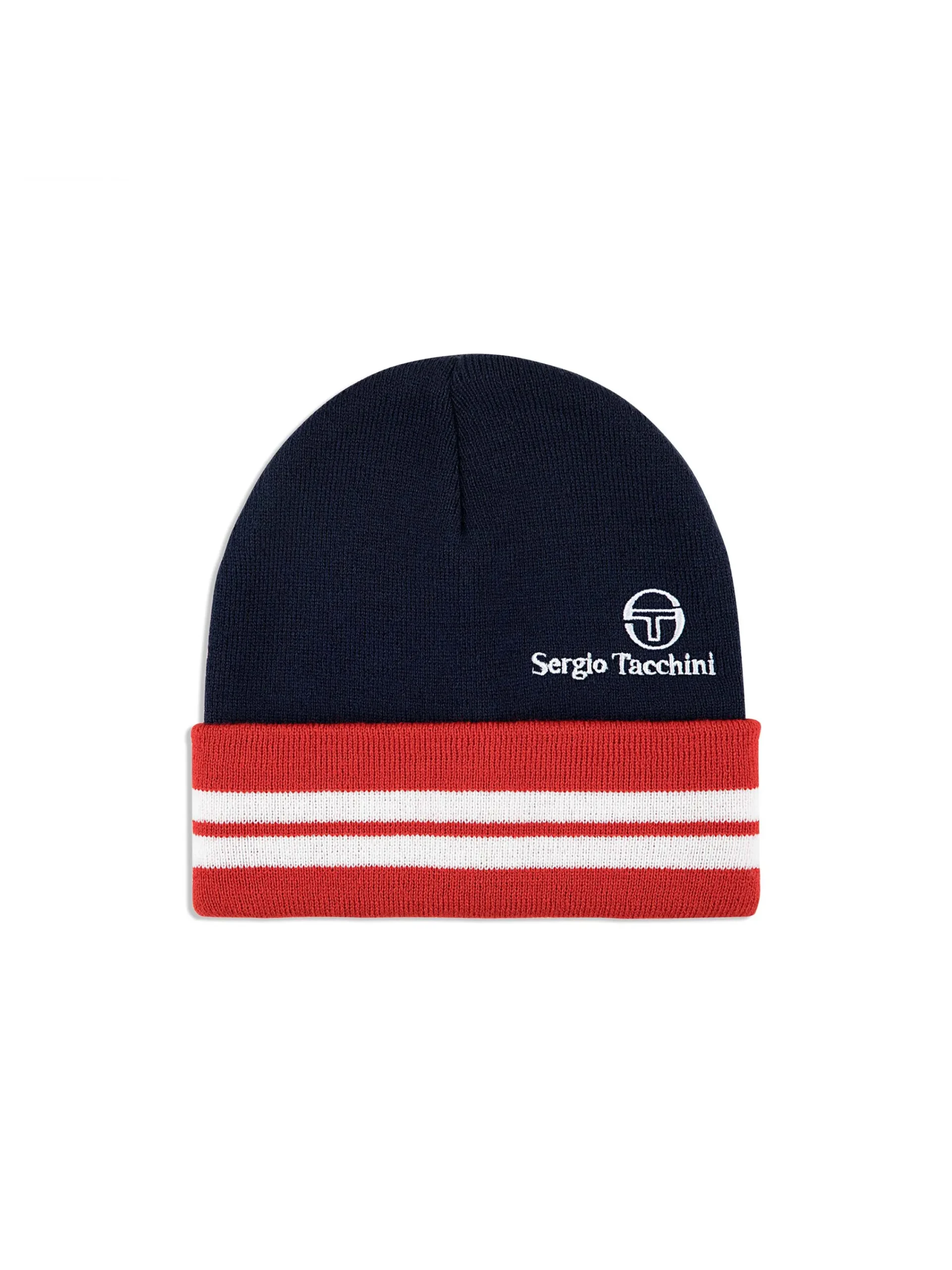Best Sale Surgis Knit Beanie- Maritime Blue/ Adrenaline Rush/ White Women Knitwear|Headwear