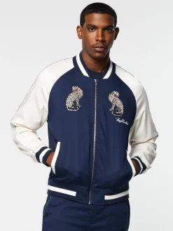 Store Suveniri Track Jacket- Maritime Blue/ Gardenia Tracksuits|Jackets