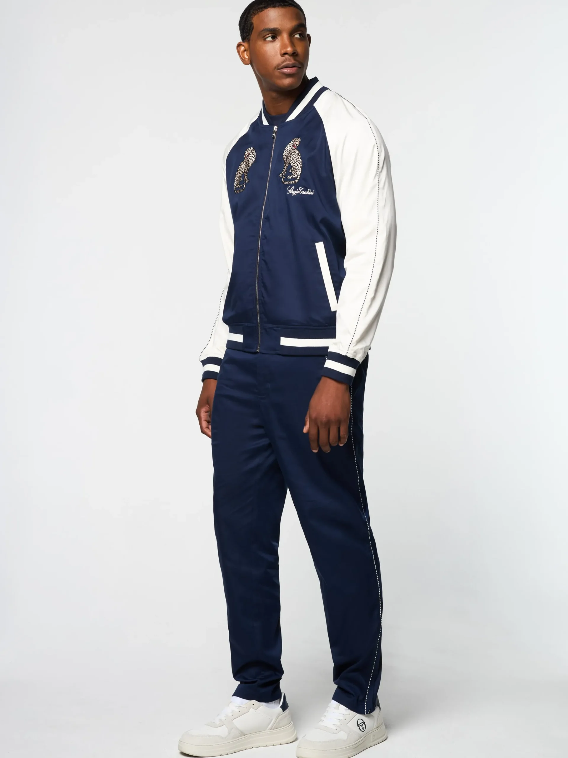 Store Suveniri Track Jacket- Maritime Blue/ Gardenia Tracksuits|Jackets
