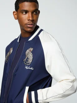 Store Suveniri Track Jacket- Maritime Blue/ Gardenia Tracksuits|Jackets