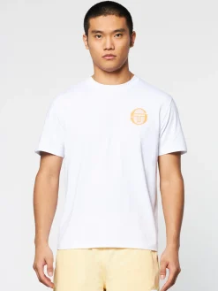 Shop Tenda T-Shirt- Brilliant White/ Tangerine T-Shirts|The Essentials