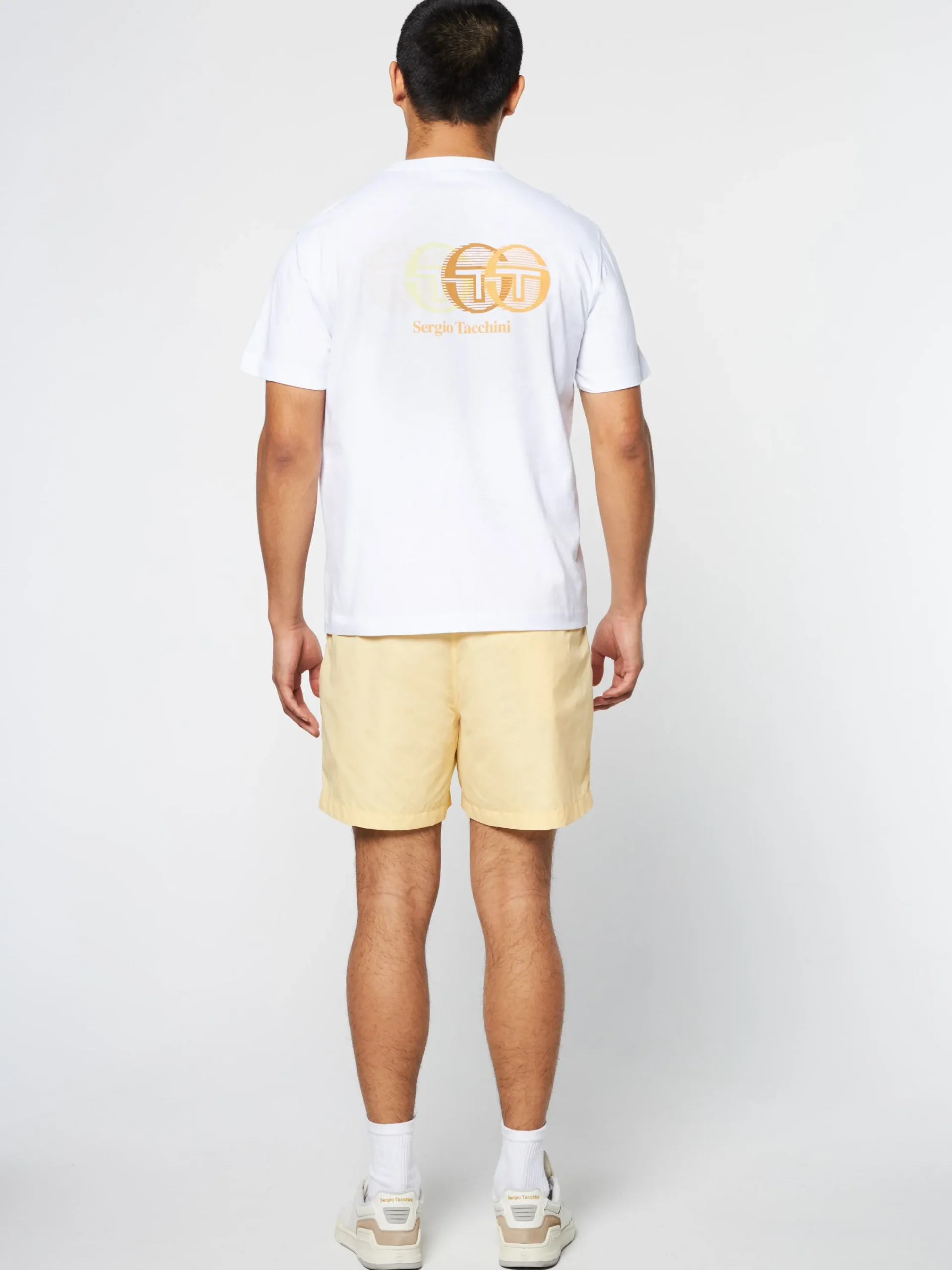 Shop Tenda T-Shirt- Brilliant White/ Tangerine T-Shirts|The Essentials