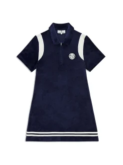 Discount Veneto Velour Polo Mini Dress- Women Velour|Dresses
