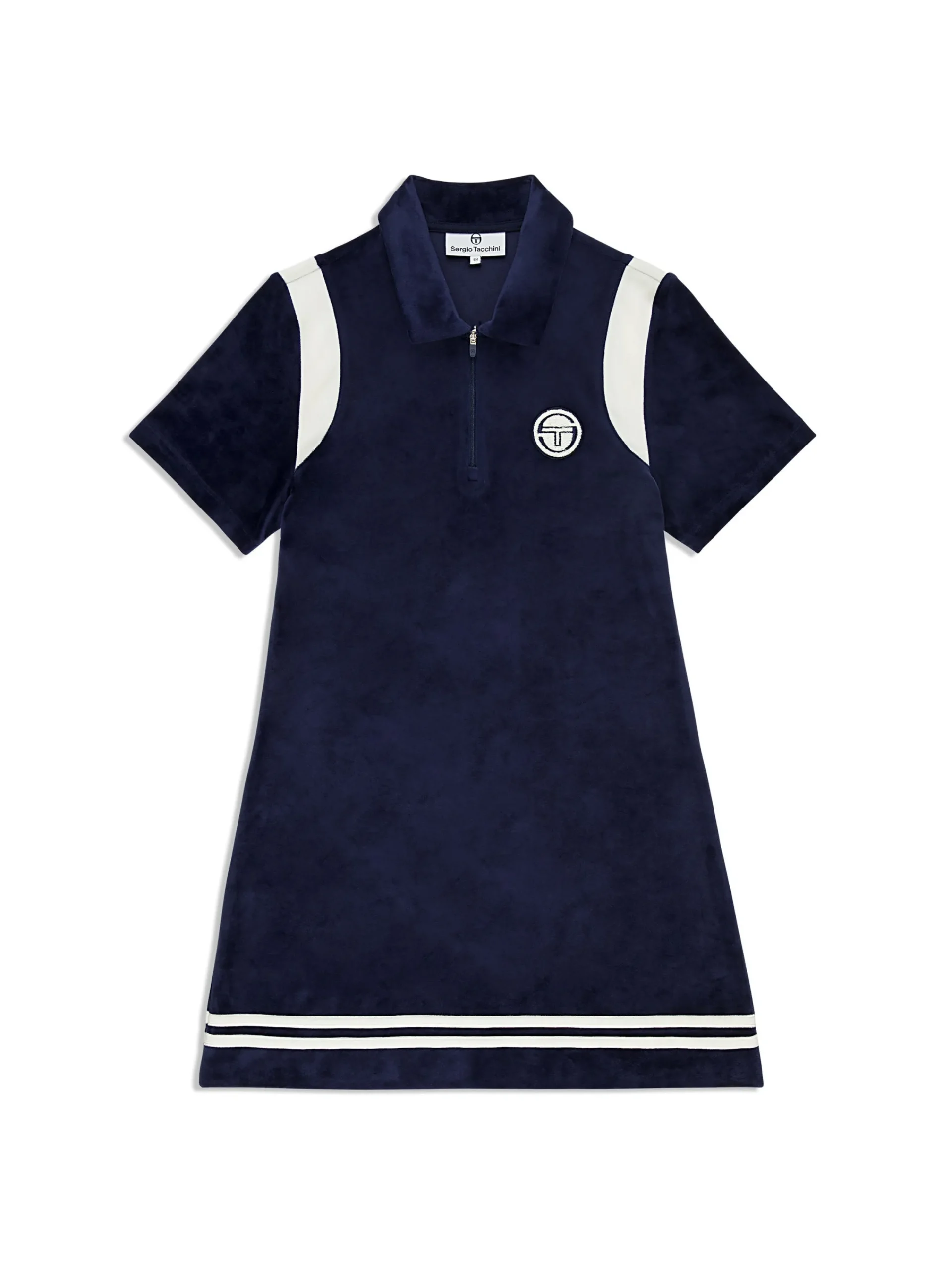 Discount Veneto Velour Polo Mini Dress- Women Velour|Dresses