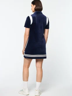 Discount Veneto Velour Polo Mini Dress- Women Velour|Dresses