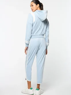 Outlet Veneto Velour Zip-Up Hoodie- Velour