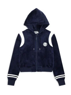 Cheap Veneto Velour Zip-Up Hoodie- Velour
