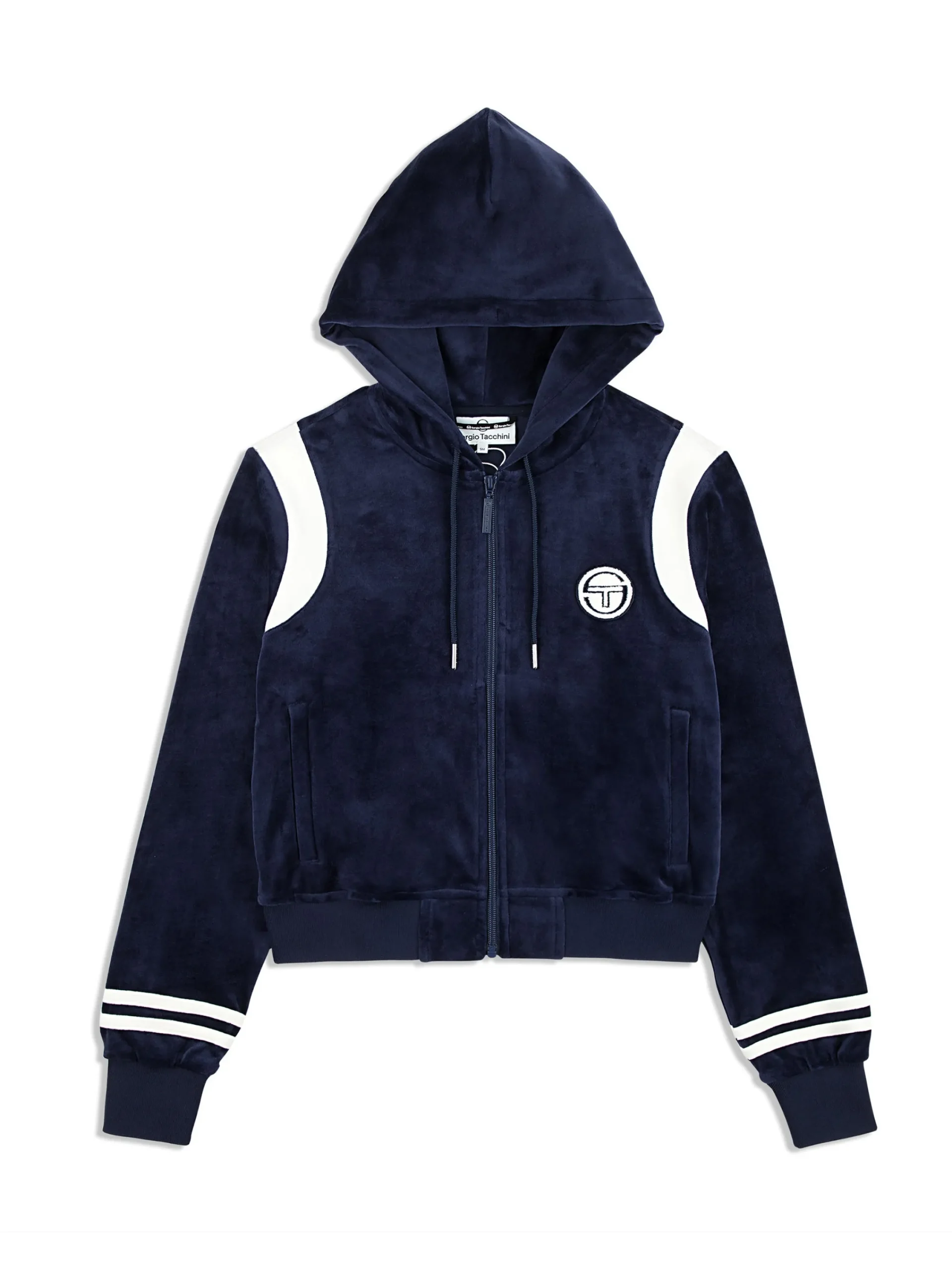 Cheap Veneto Velour Zip-Up Hoodie- Velour