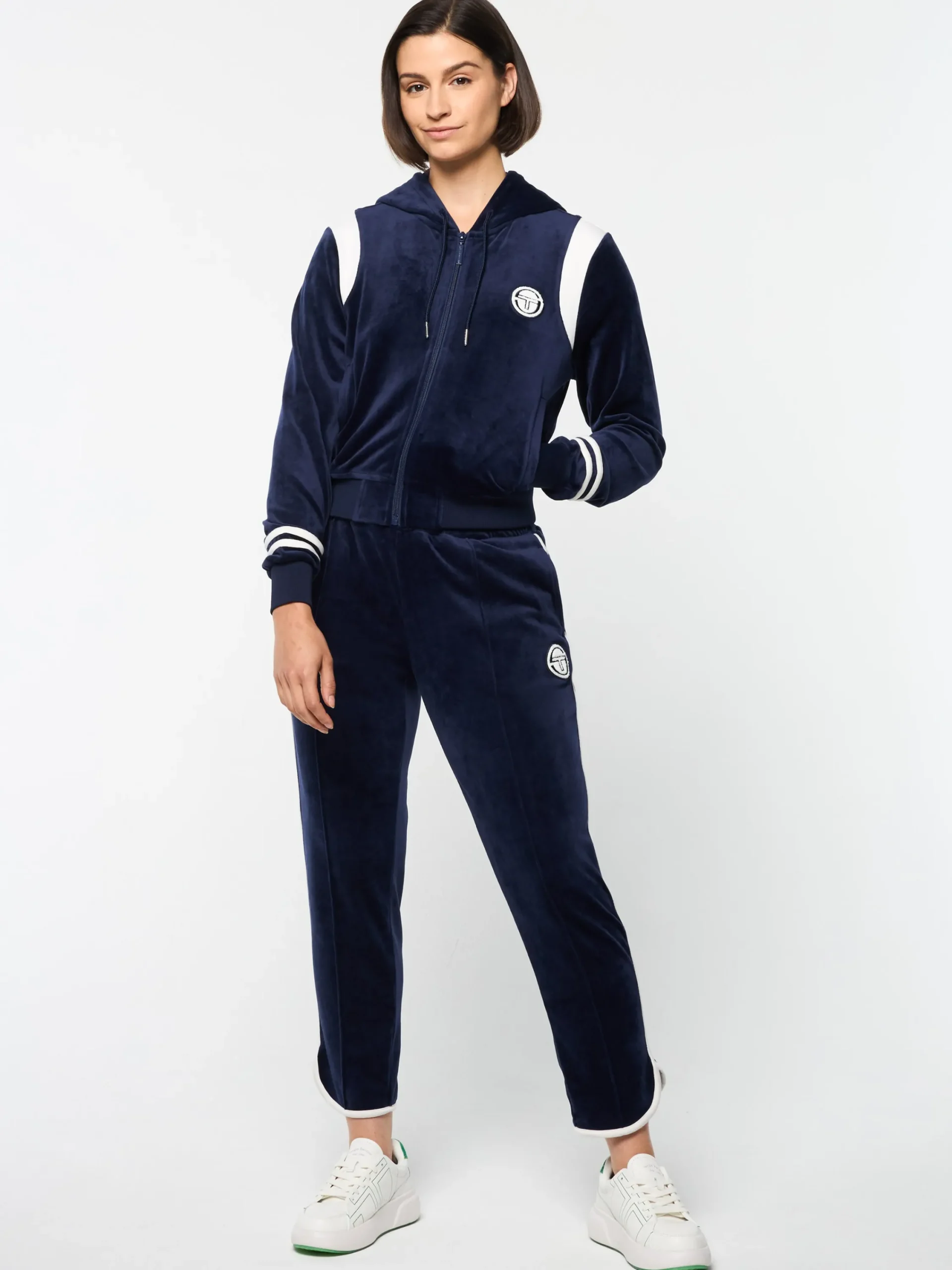 Cheap Veneto Velour Zip-Up Hoodie- Velour