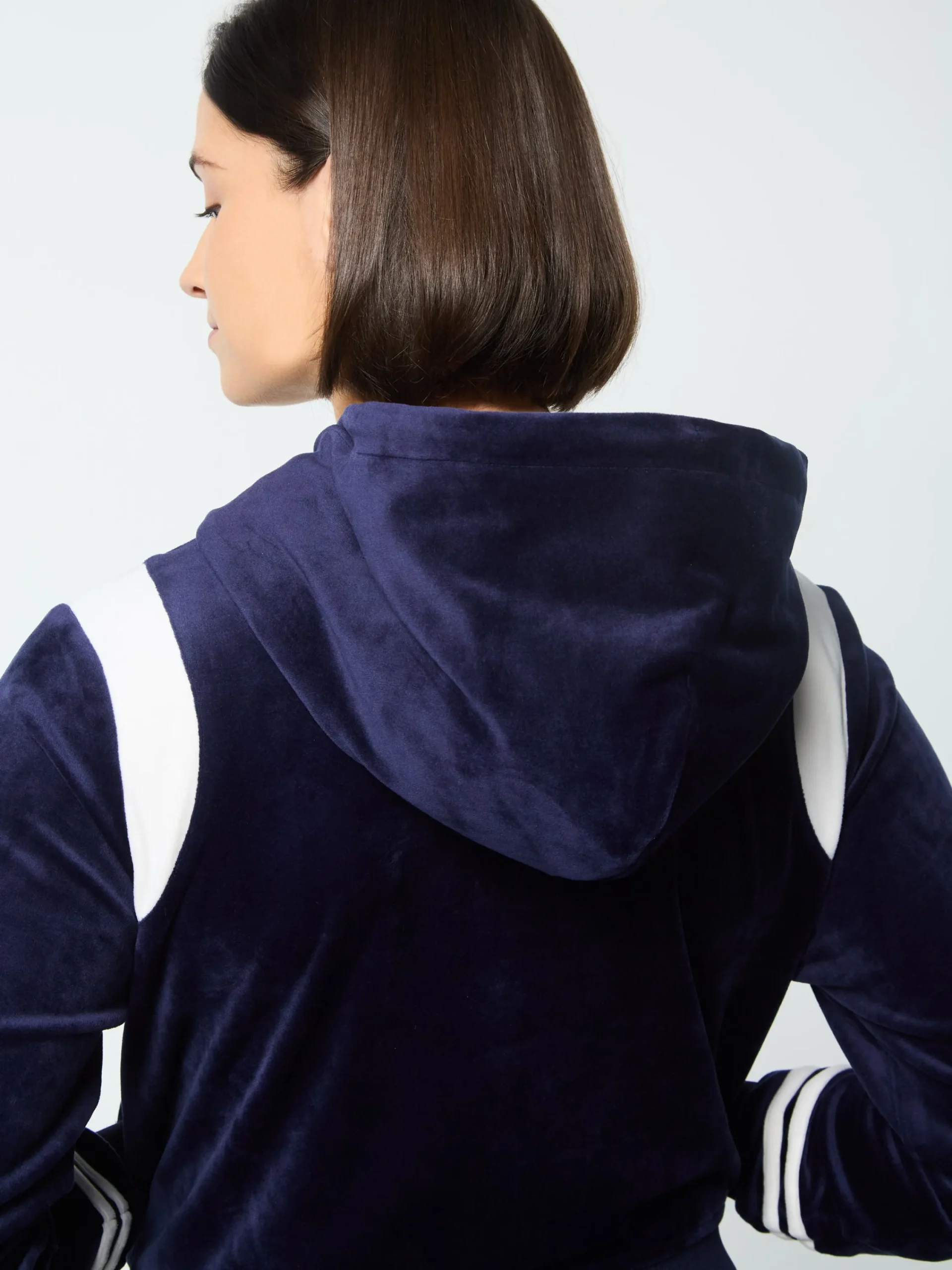 Cheap Veneto Velour Zip-Up Hoodie- Velour