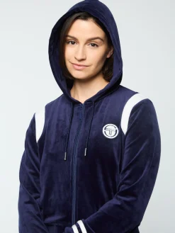 Cheap Veneto Velour Zip-Up Hoodie- Velour